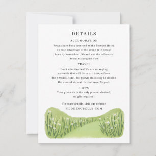 Outdoor Details Enclosure Card with Grassy Trail