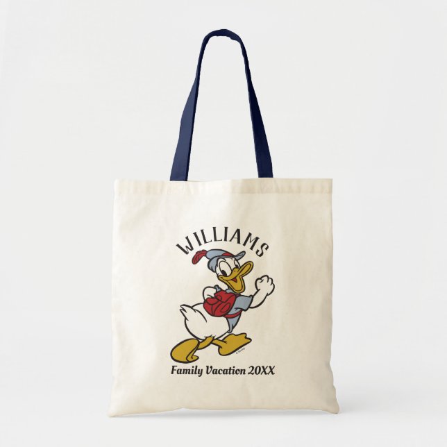Outdoor Donald Duck | Family Vacation Tote Bag (Front)