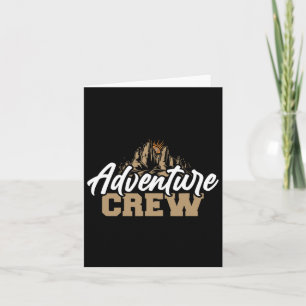 Outdoor Exploration Hiking Adventure Enthusiasts A Card