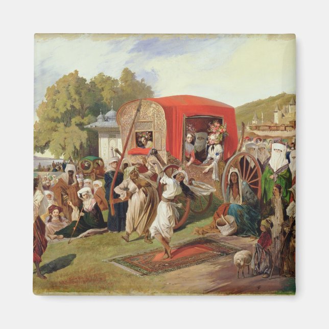 Outdoor Fete in Turkey, c.1830-60 Magnet (Front)