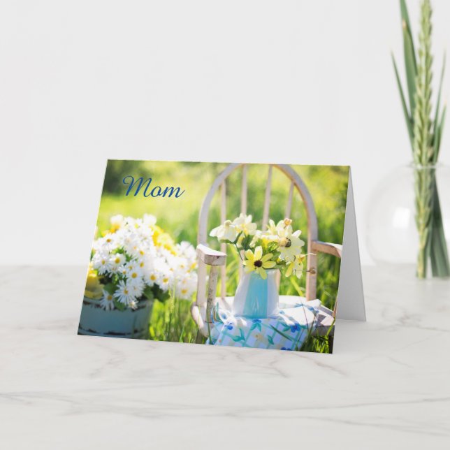 Outdoor Floral and Still Life Mothers Day Card (Front)