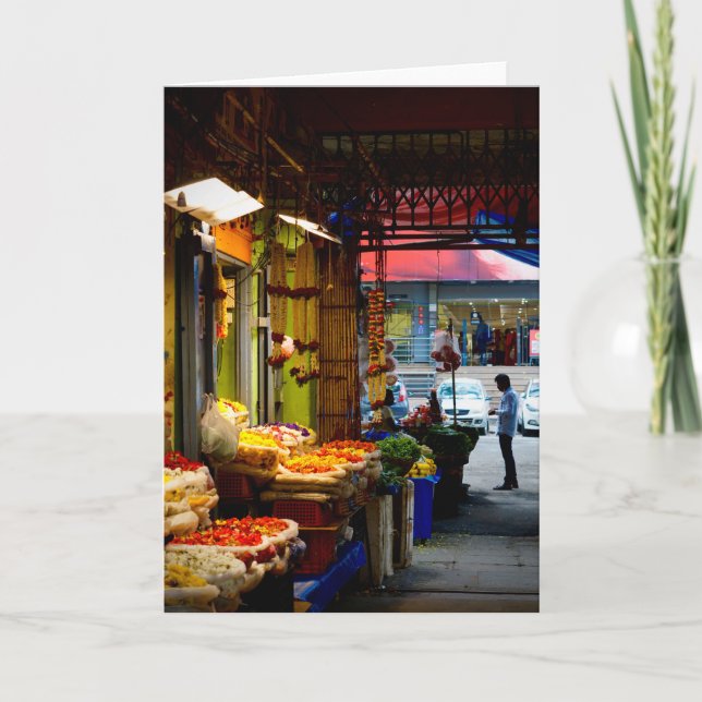 Outdoor Flower Market card (Front)