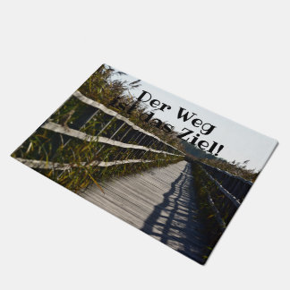 Outdoor foot mat - The way to the destination! doo