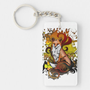 Outdoor Fox Keychain