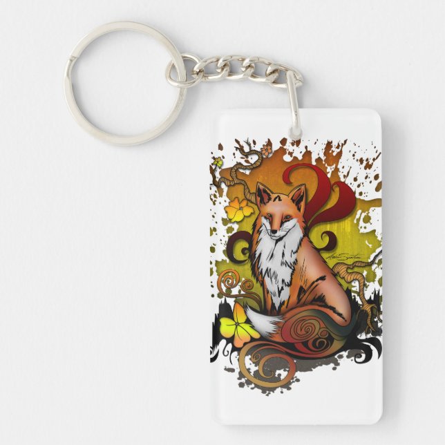 Outdoor Fox Keychain (Front)