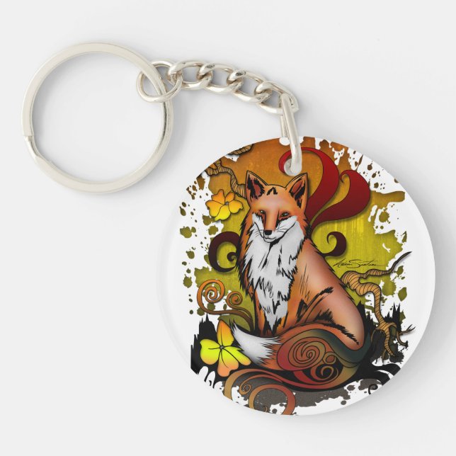 Outdoor Fox Keychain (Front)