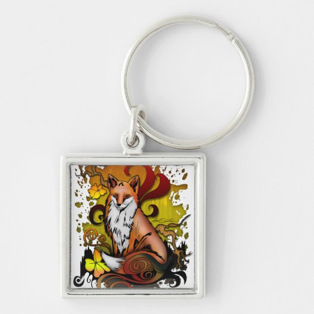 Outdoor Fox Keychain (Front)