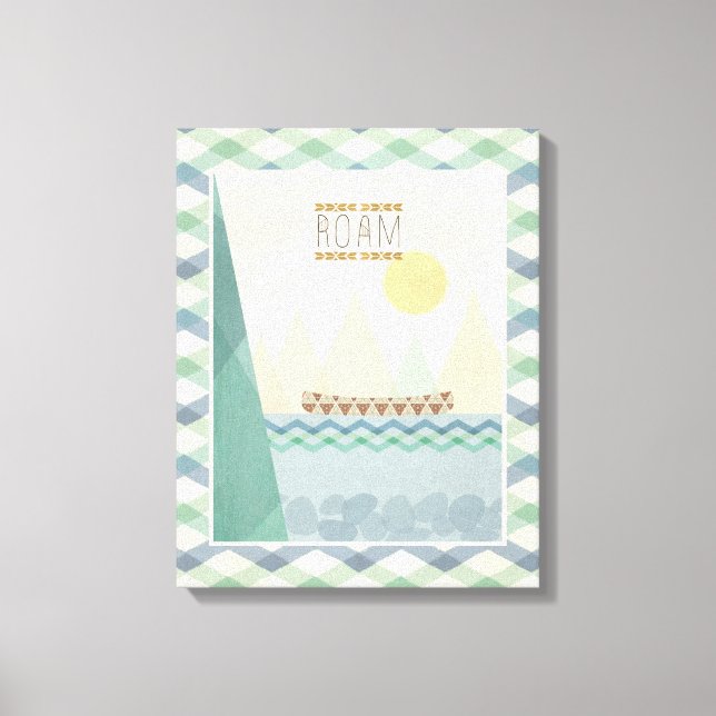 Outdoor Geo II | Roam Canvas Print (Front)