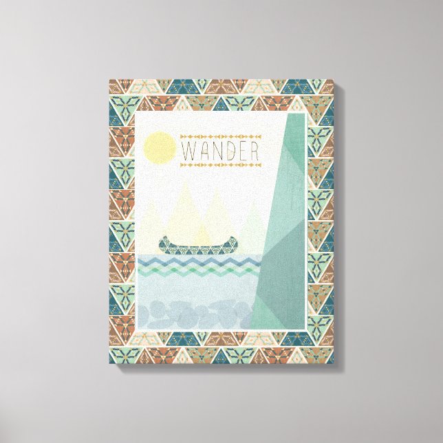 Outdoor Geo III | Wander Canvas Print (Front)