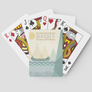 Outdoor Geo III   Wander Playing Cards