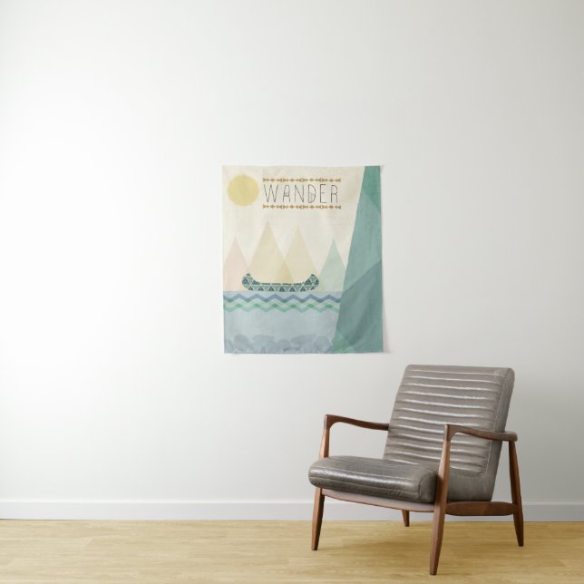 Outdoor Geo III | Wander Tapestry (In Situ)