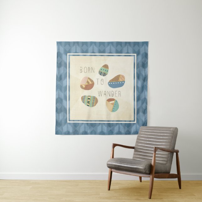 Outdoor Geo IX | Born to Wander Tapestry (In Situ (Horizontal))