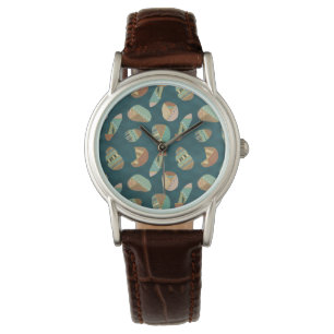 Outdoor Geo Step Blue Pattern Watch
