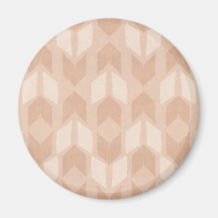Outdoor Geo Step Coral Arrow Pattern Magnet