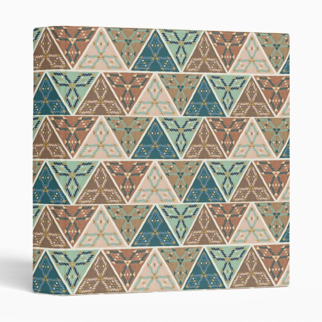 Outdoor Geo Step | Geometric Pattern Binder (Front/Spine)