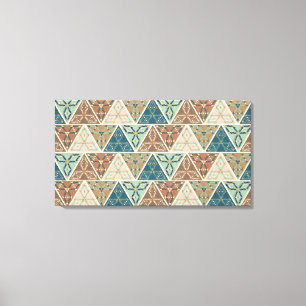 Outdoor Geo Step   Geometric Pattern Canvas Print