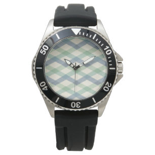 Outdoor Geo Step Pastel Geometric Pattern Watch