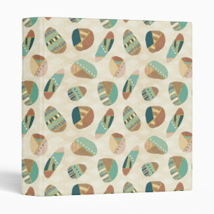 Outdoor Geo Step    Teal Pattern Binder