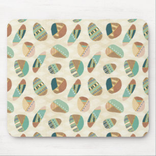 Outdoor Geo Step Teal Pattern Mouse Pad