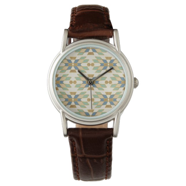 Outdoor Geo Step | Tribal Pattern Watch (Front)