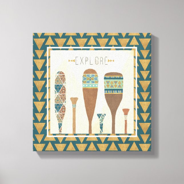 Outdoor Geo VII | Explore Canvas Print (Front)