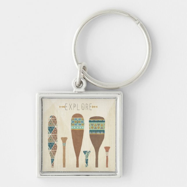 Outdoor Geo VII | Explore Keychain (Front)