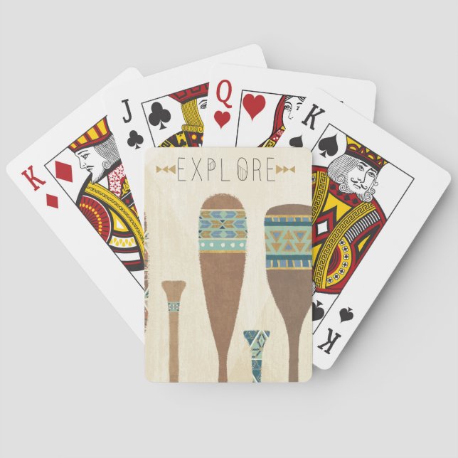 Outdoor Geo VII | Explore Playing Cards (Back)
