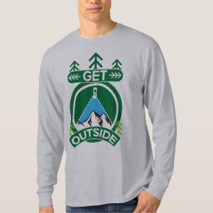 Outdoor Gifts Men Women Into The Wild Hiking M T-Shirt