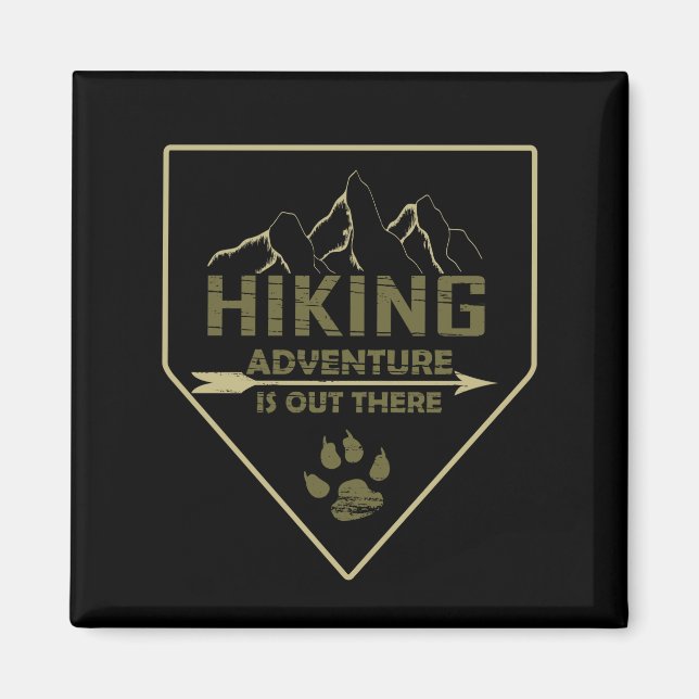 Outdoor hiking adventure  magnet (Front)