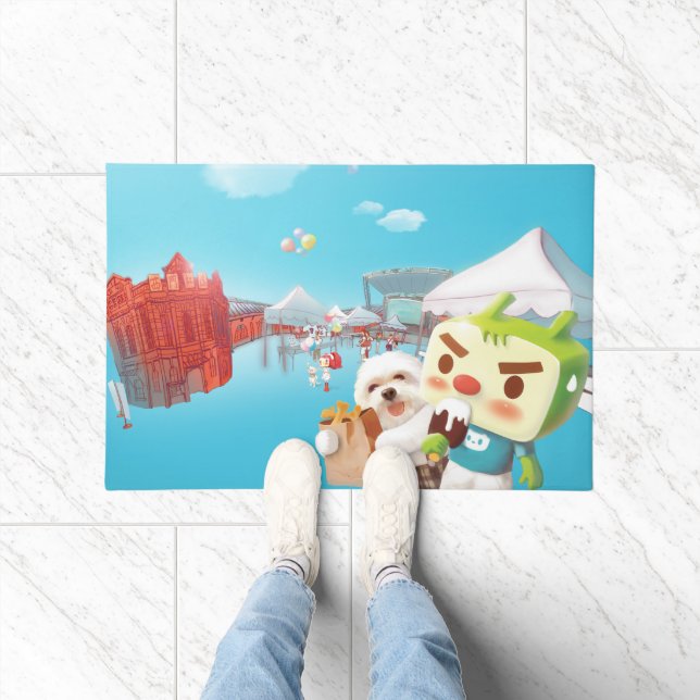 Outdoor Market Fun Doormat (Indoor)
