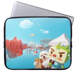Outdoor Market Fun Laptop Sleeve
