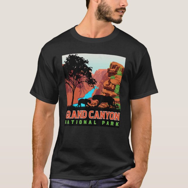 Outdoor Mountain The Jaguar Grand Teton National P T-Shirt (Front)