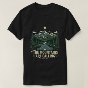Outdoor Nature Forest Tree Mountain Hiking  T-Shirt