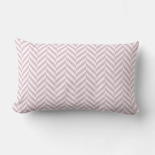 Outdoor Pillow   Pink Herringbone Pattern