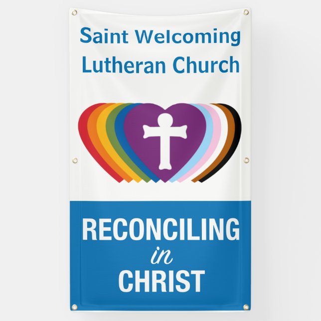 Outdoor RIC "Your Church" Banner (Vertical) (Vertical)