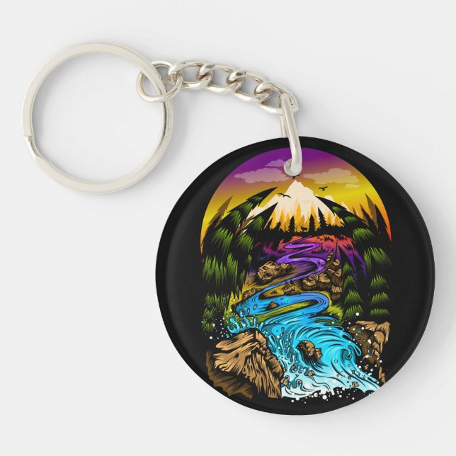 Outdoor Scene Keychain (Front)