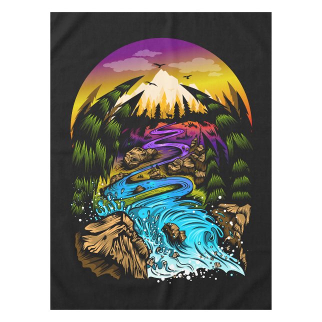 Outdoor Scene Tablecloth (Front)