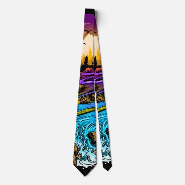 Outdoor Scene Tie (Front)