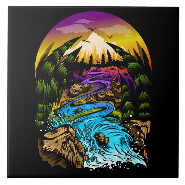 Outdoor Scene Tile (Front)