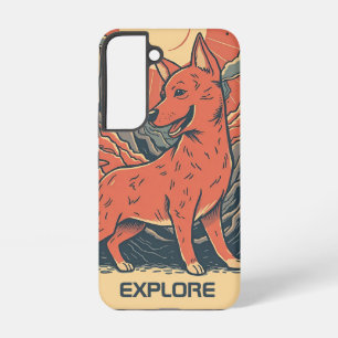 Outdoor Spirit   Mountain Dog Adventure Samsung Galaxy Case
