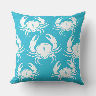 Outdoor Throw Pillow-Crabs Pillow