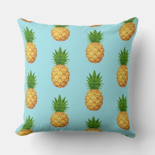 Outdoor Throw Pillow-Pineapples Pillow