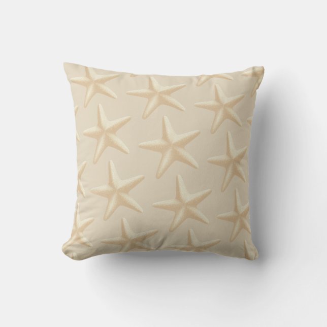 Outdoor Throw Pillow-Starfish Outdoor Pillow (Front)
