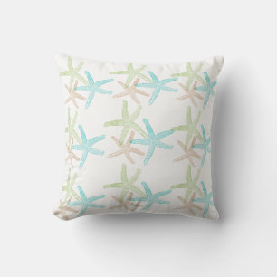 Outdoor Throw Pillow-Starfish Pillow