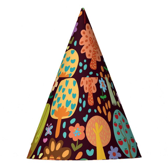 Outdoor Wallpaper Seamless Texture Party Hat (Front)