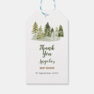Outdoor Watercolor Camper Thank You Tag Gift Tags