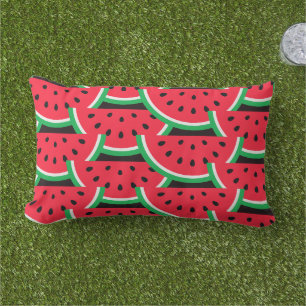 Outdoor Watermelon Throw Pillow
