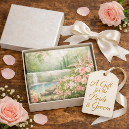 Outdoor Wedding Reception Elegant Decoupage Tissue Paper