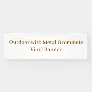 Outdoor with Metal Grommets 2.5' x 8' Vinyl Banner