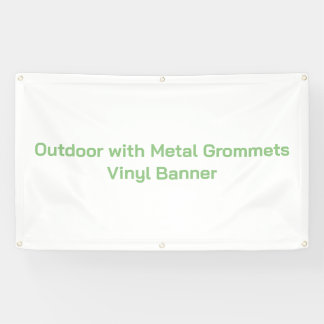 Outdoor with Metal Grommets 3' x 5' Vinyl Banner